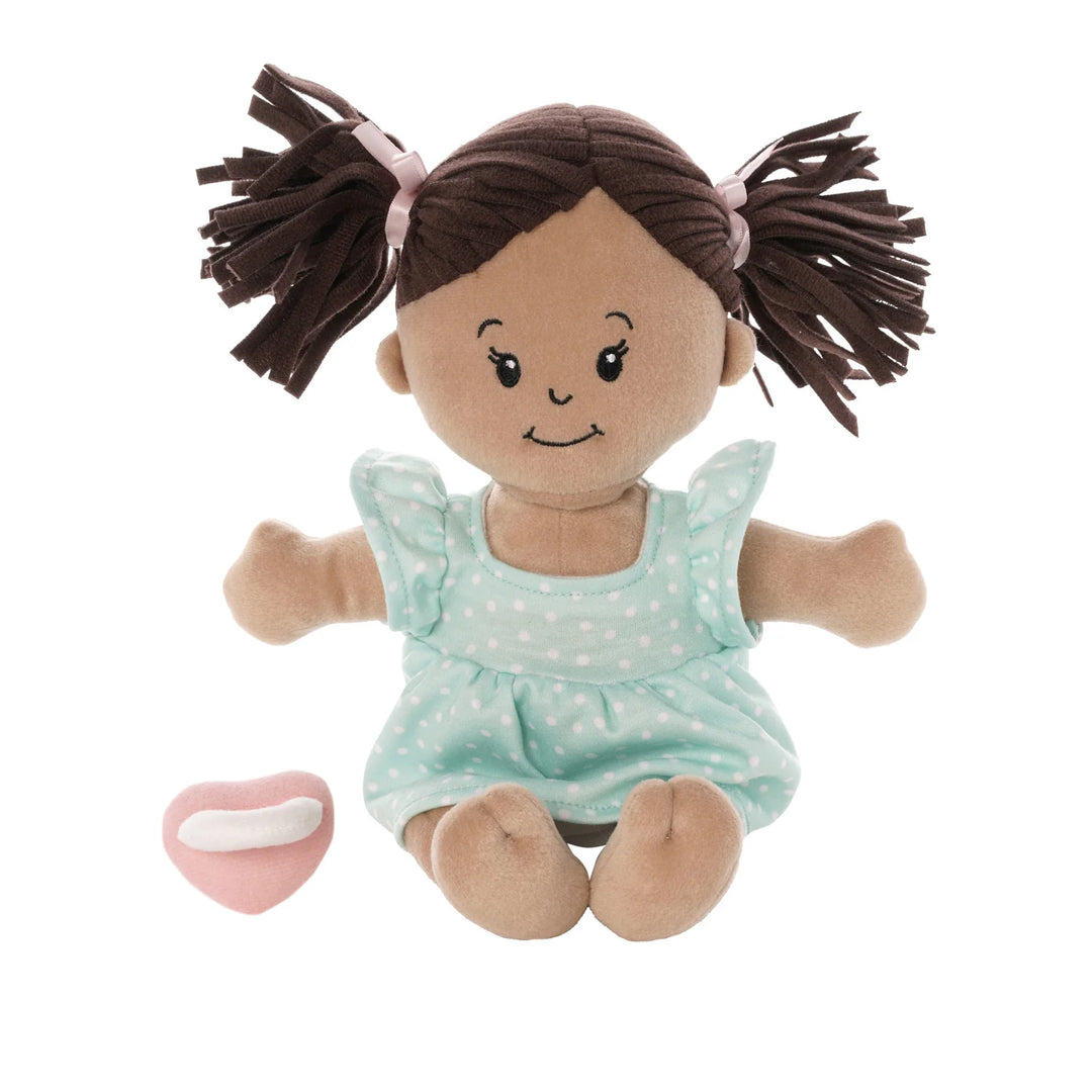 Love, Stella Doll- Light Beige with Brown Pigtails