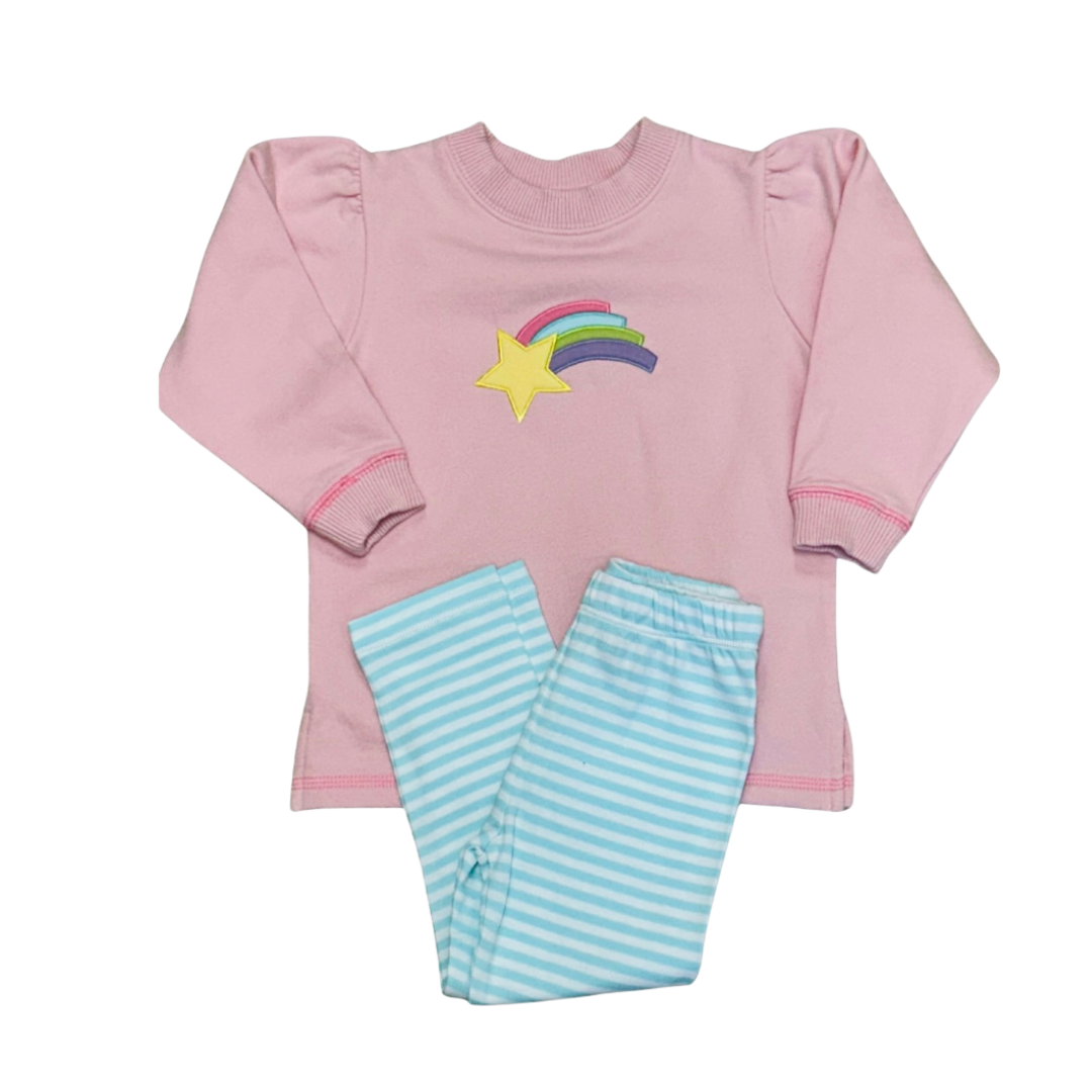 Rainbow Sweatshirt Legging Set