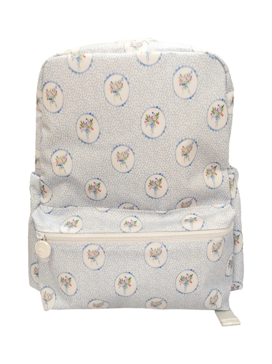 TRVL Backpacker- floral medallion in blue