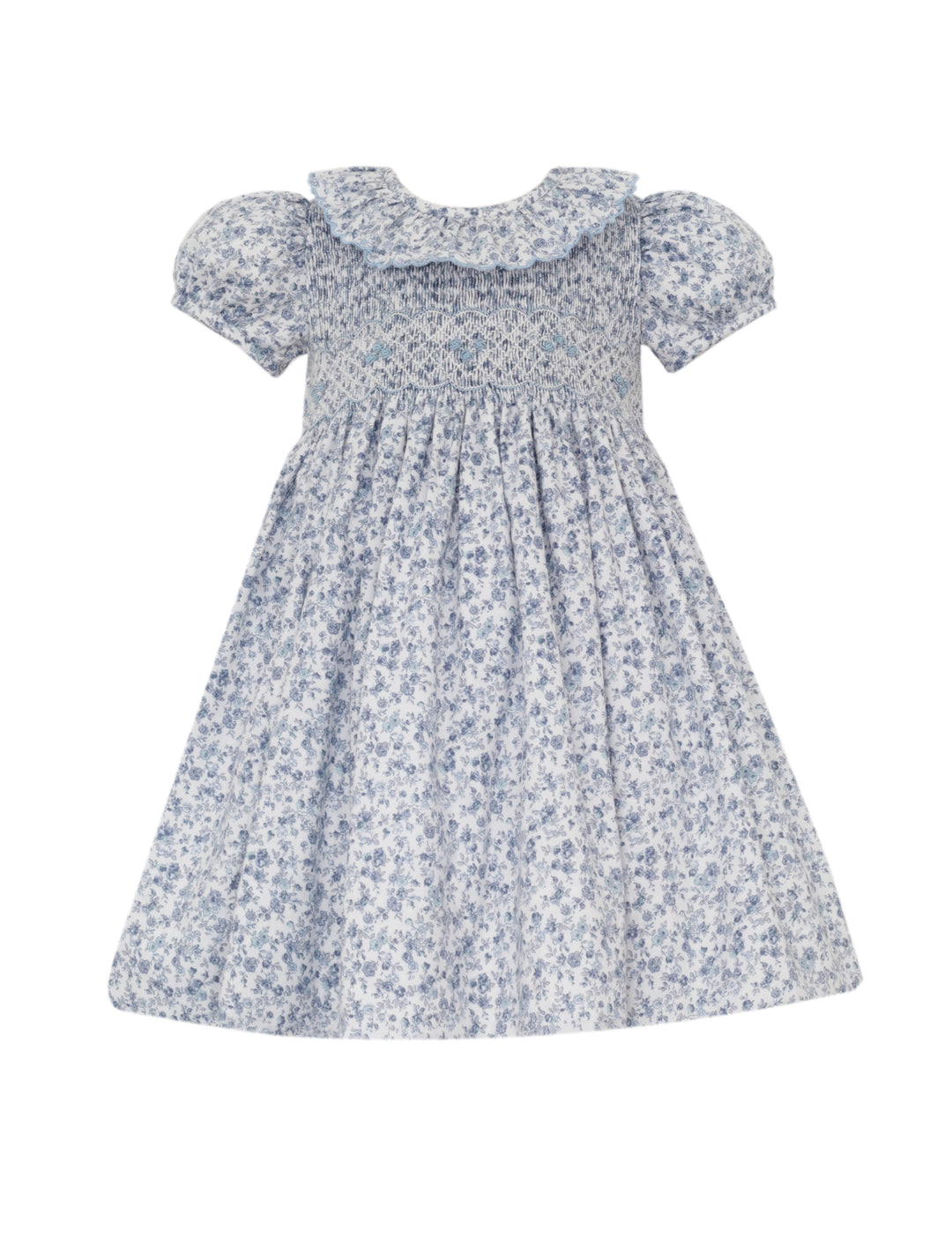 Roxanne Blue Liberty Print Dress
