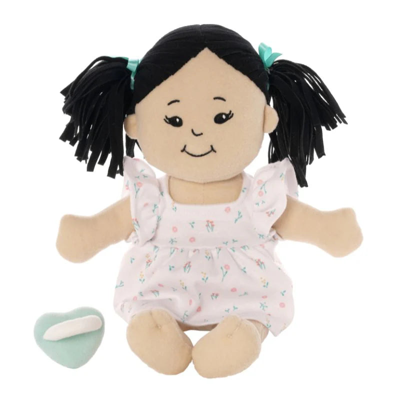 Love, Stella Doll- Light Beige with Black Pigtails