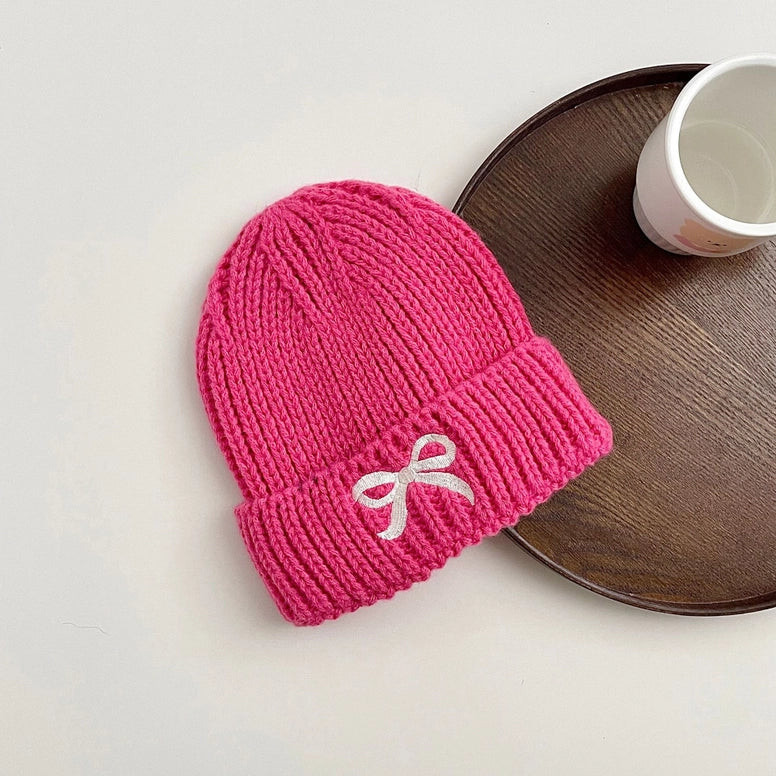 Pink Bow Beanie – The Orange Iris display picture 2