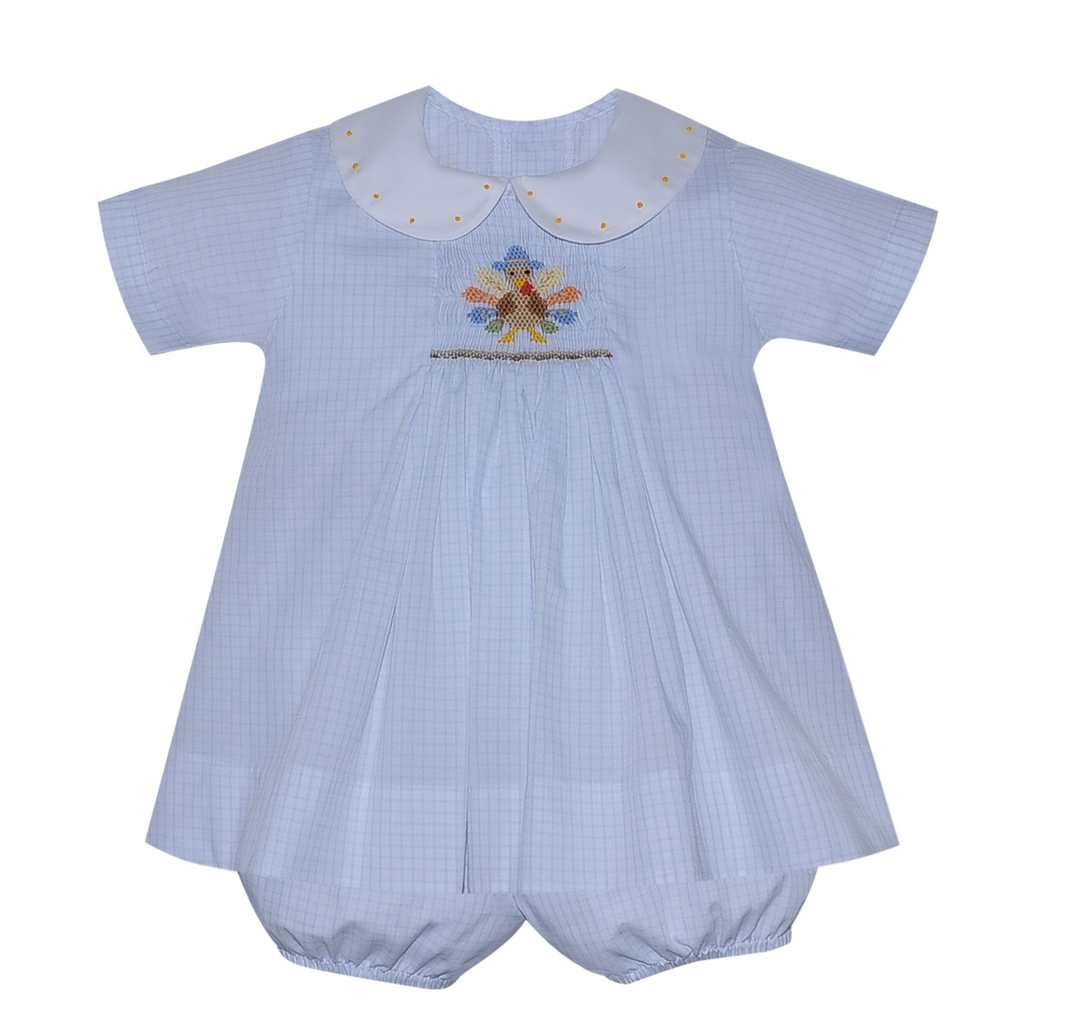 Blue Charlie Boy Short Set- Turkey