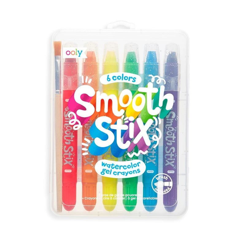 Smooth Stix Watercolor Crayons- Set of 6