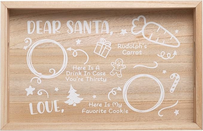 Santa Cookie Tray