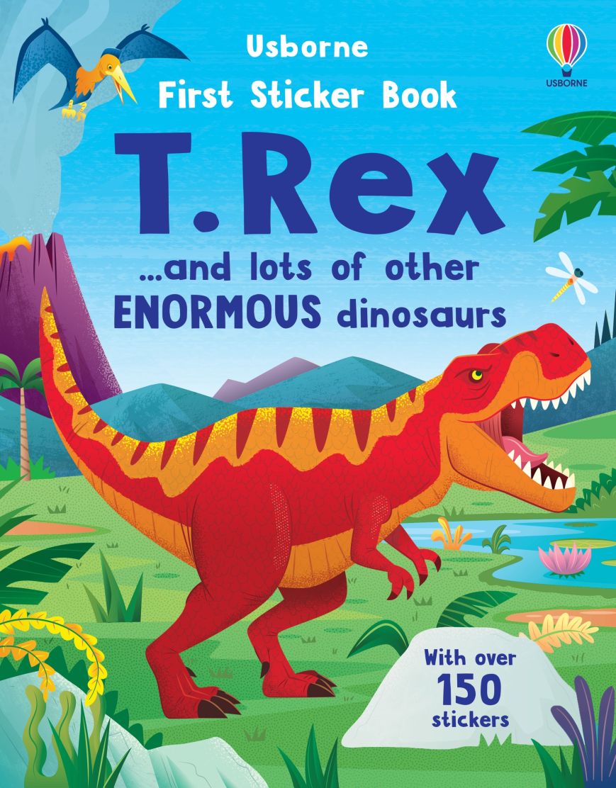 First Sticker Book- TRex