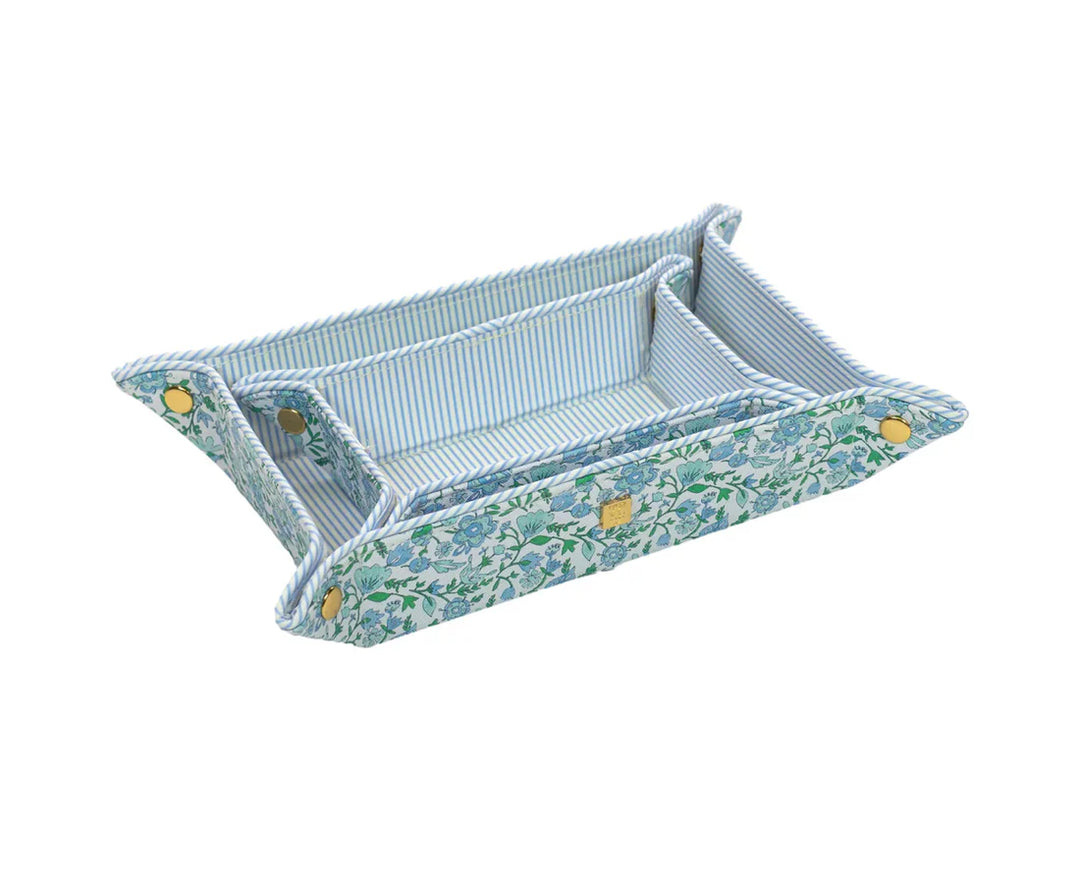 Luxe Saffiano Tray- Hamptons Floral (Mult Sizes)
