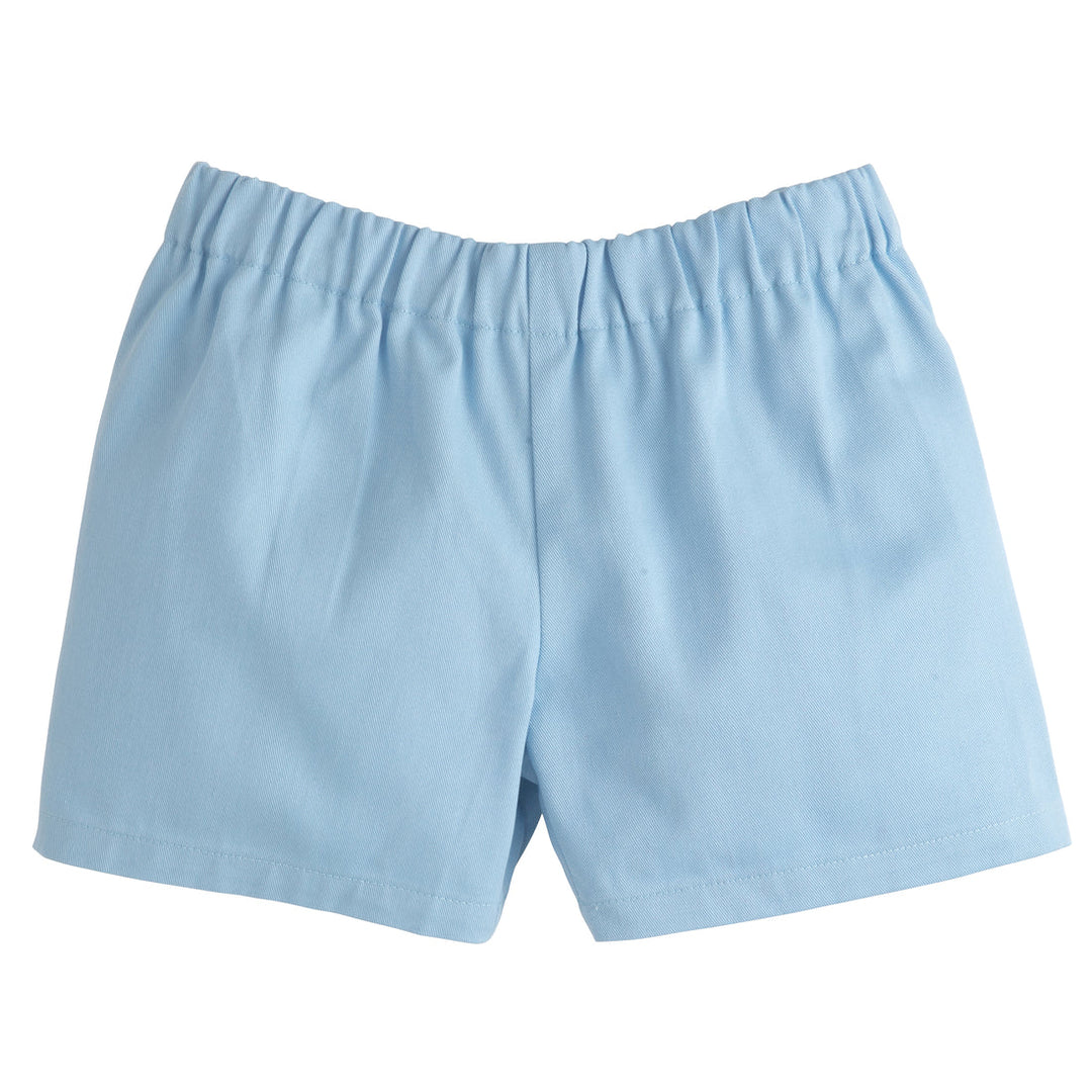Twill Play Shorts- Light Blue