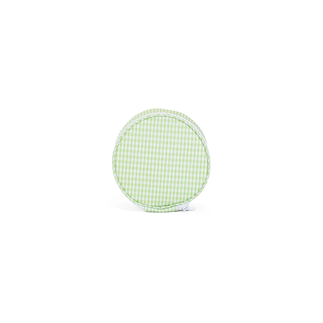 Roundup Jewel Case- Leaf Gingham