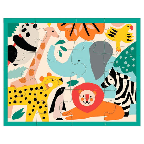 Zoo Animal Puzzle Pouch Puzzle