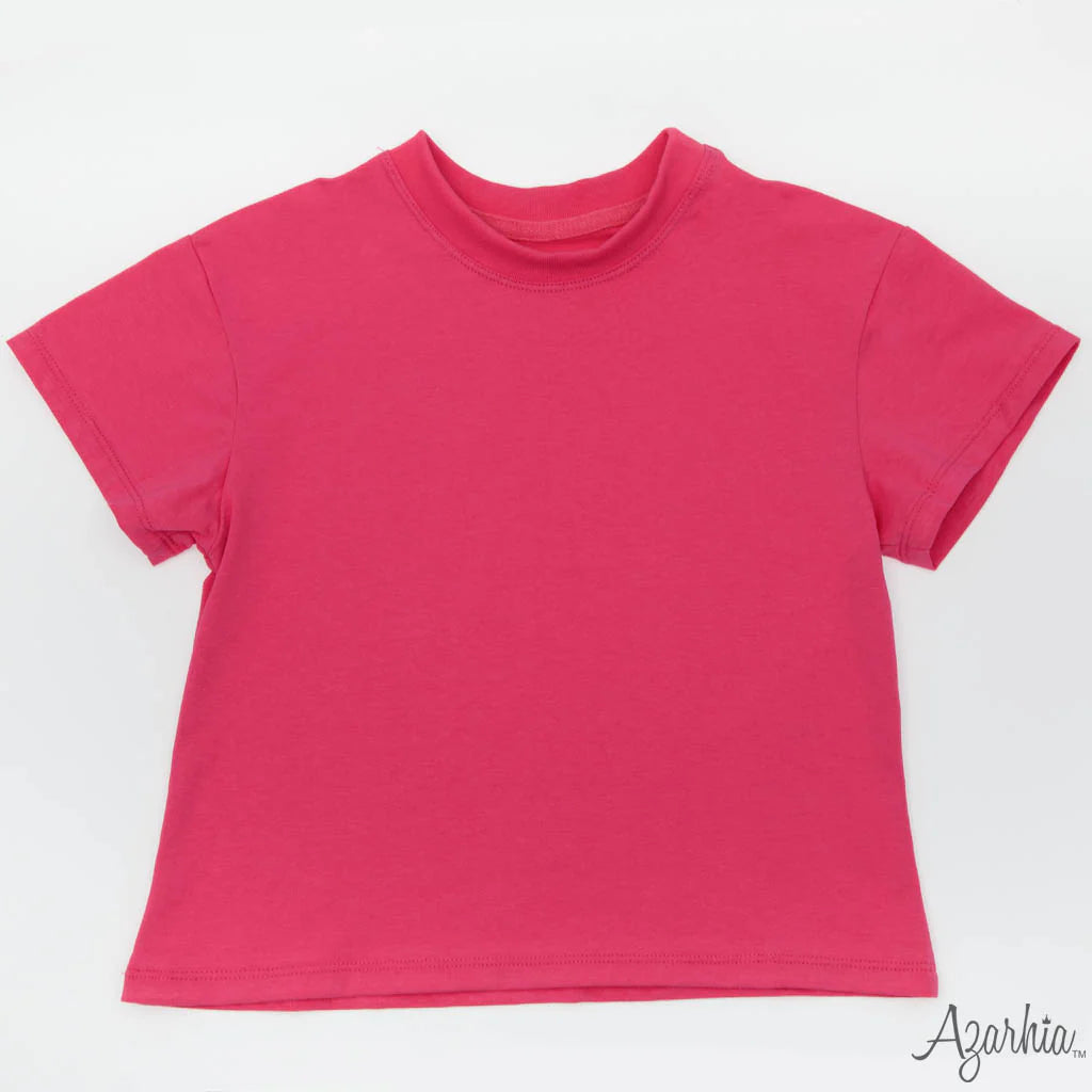 Boxy Tee- Hot Pink