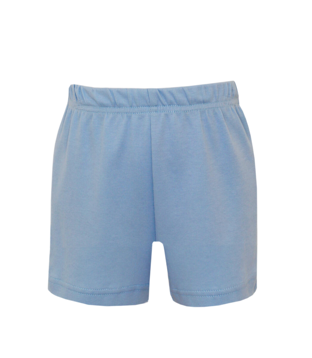 Velani Knit Shorts- Light Blue
