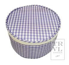 Roundup Jewel Case- Lilac Gingham