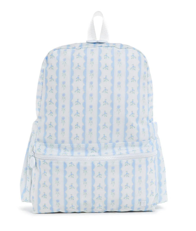 TRVL Backpacker- Blue Ribbon Floral