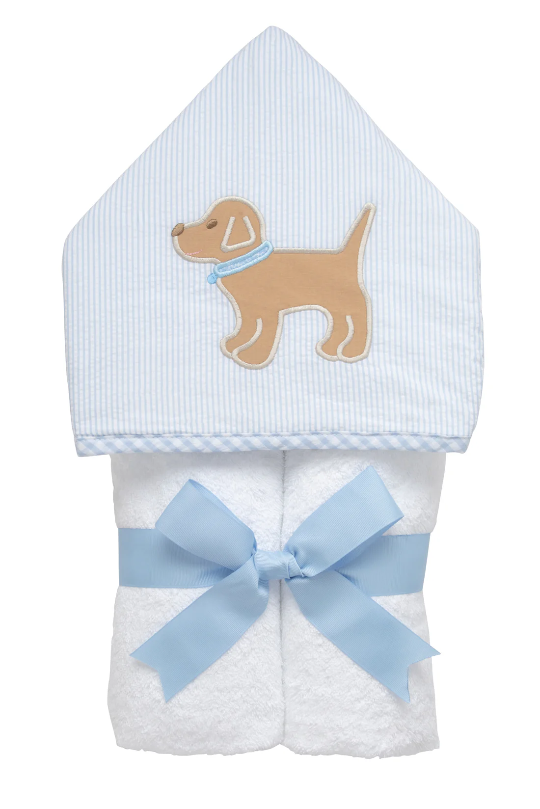 Everykid Towel- Blue Puppy