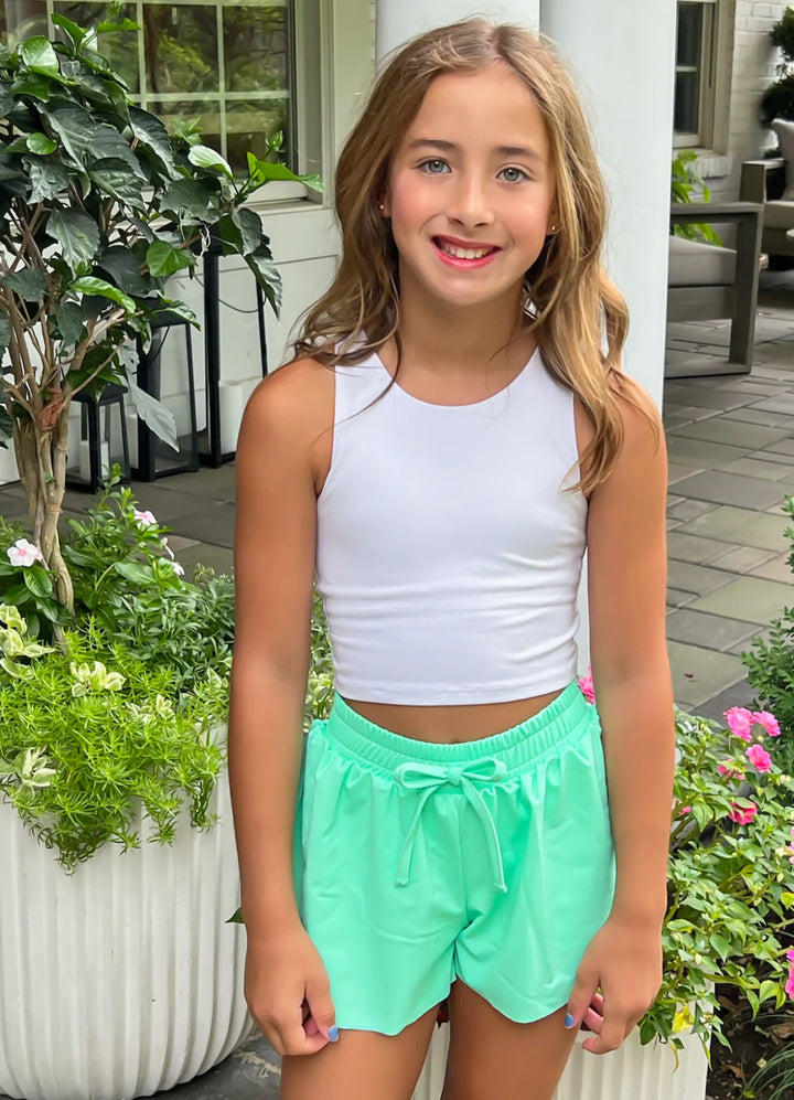 Butterfly Shorts- Mint