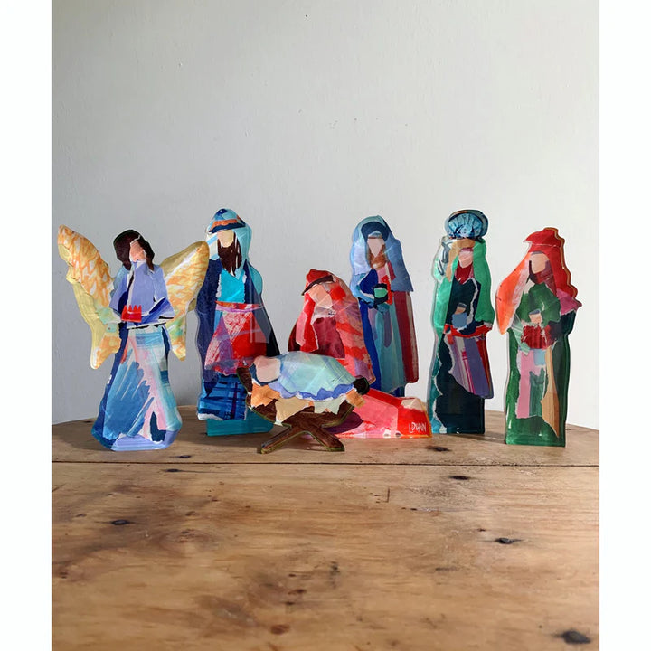Acrylic Nativity Set- Large