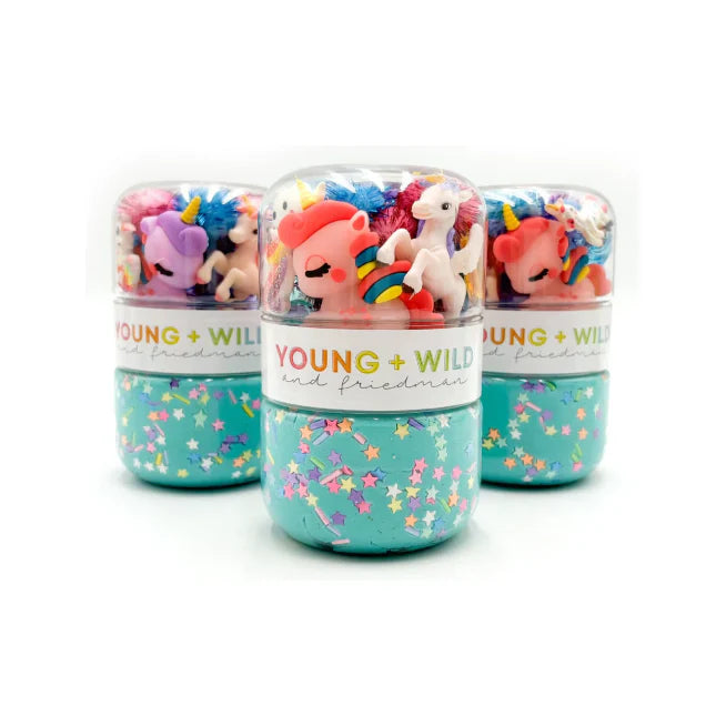 Grab and Go Dough Jar- Unicorn