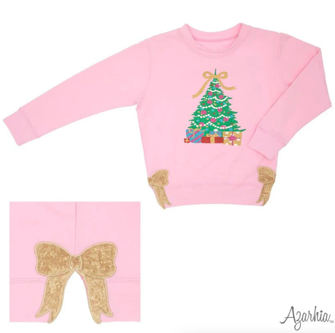 Christmas Tree in Glitter Top