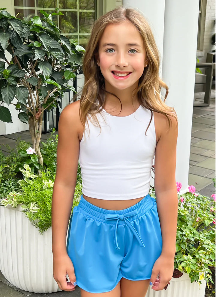 Butterfly Shorts- Bright Blue