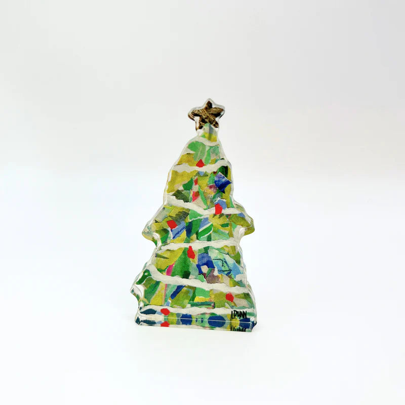 Bright Green Adorned Tree- Bitty