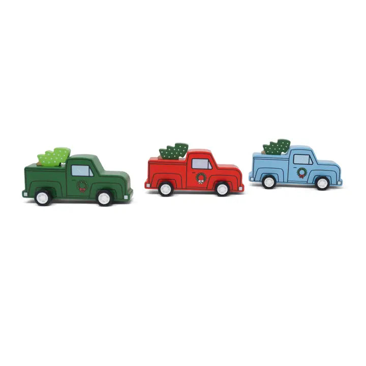 Pull Back Retro Truck and Tree