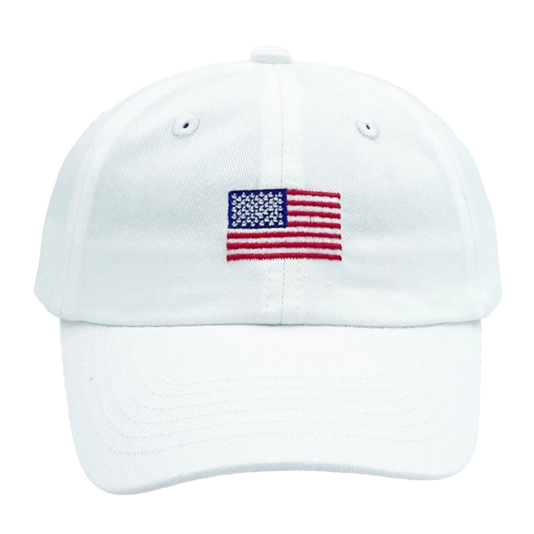 Kids Embroidered Hat- Flag
