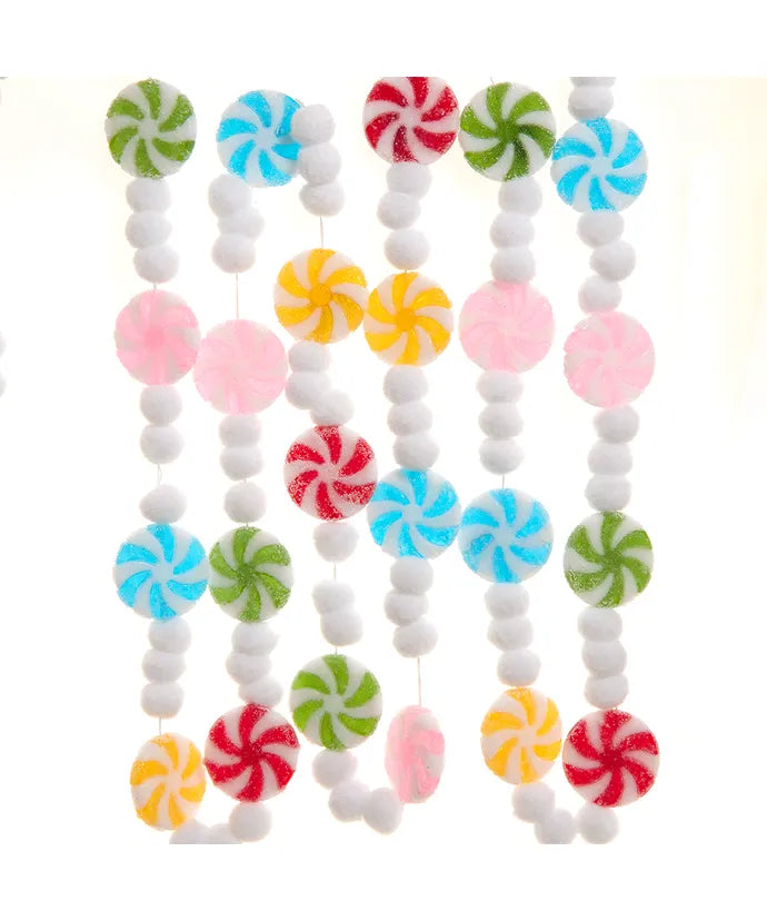 Frosted Candy Garland