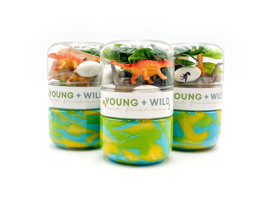 Grab and Go Dough Jar- Dino