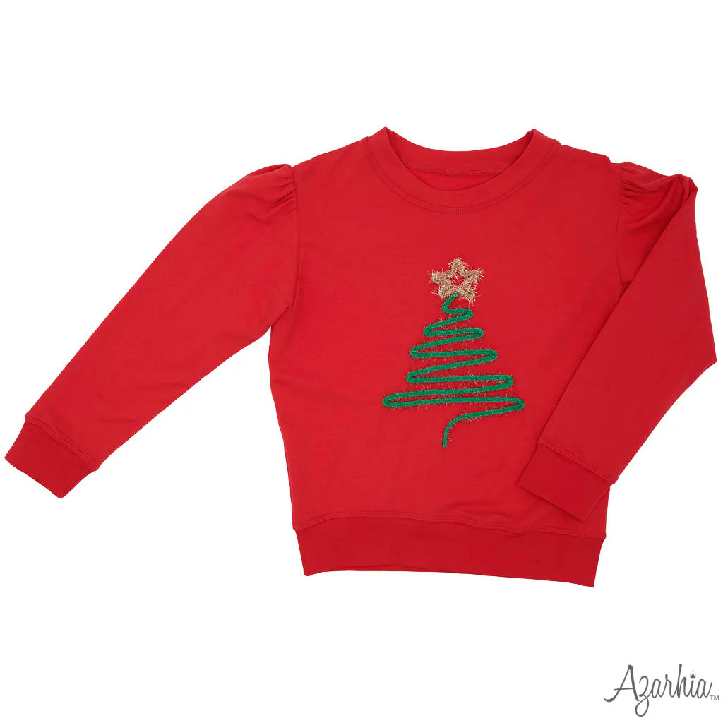 Christmas Tree in Tinsel Top