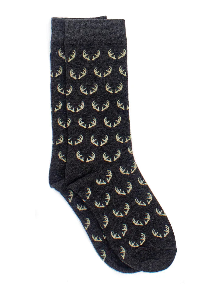 Boys Lucky Duck Sock- Antlers