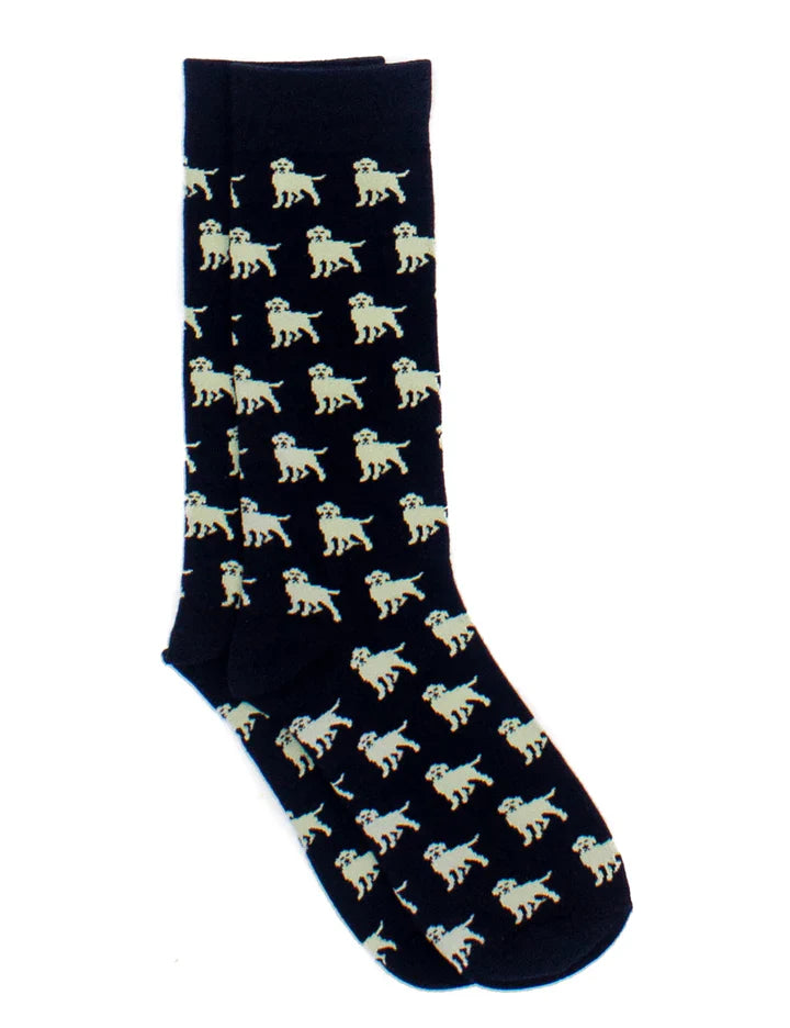 Boys Lucky Duck Sock- Golden Retreiver