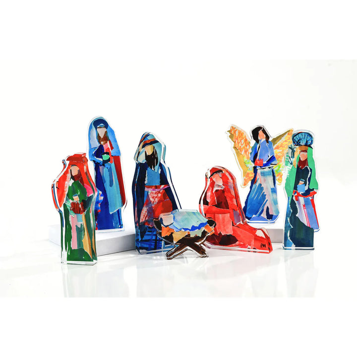 Acrylic Nativity Set- Large