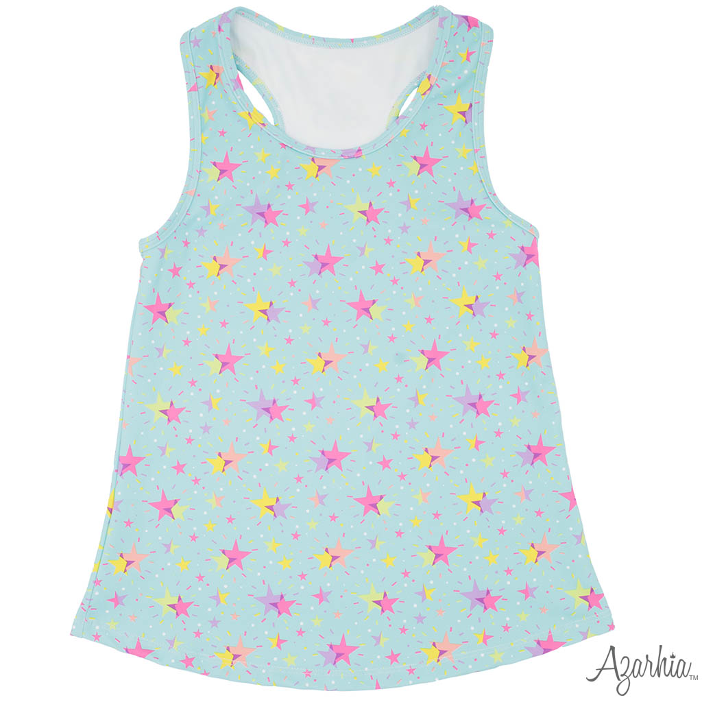Racer Back Tank- Starburst