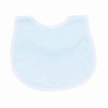Magnolia Baby Mini Stripe Bib- Blue