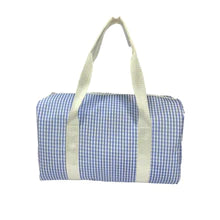 TRVL Mini packer- gingham sky - The Orange Iris