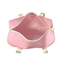 TRVL Mini packer- gingham pink - The Orange Iris