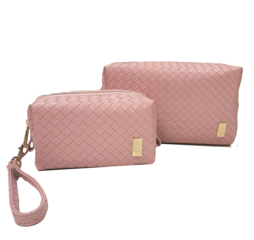Luxe duo dome bag set- pink sand