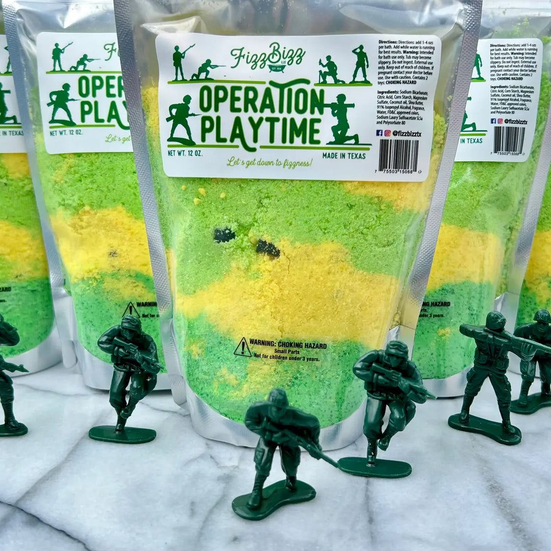 Operation Playtime bath salts