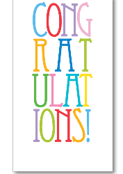 Wine bags- Congratulations - The Orange Iris