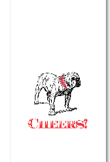 Wine bags- bulldog - The Orange Iris
