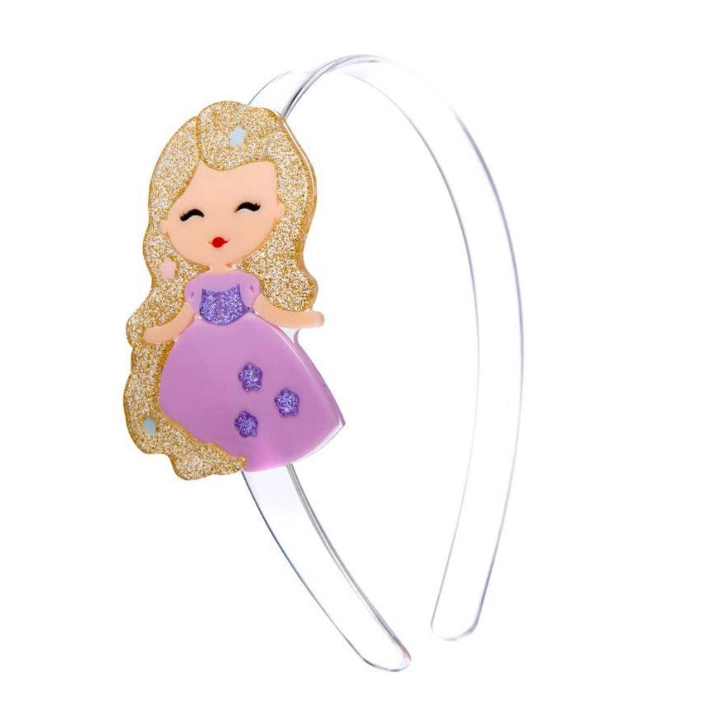 Cute doll purple dress headband - The Orange Iris