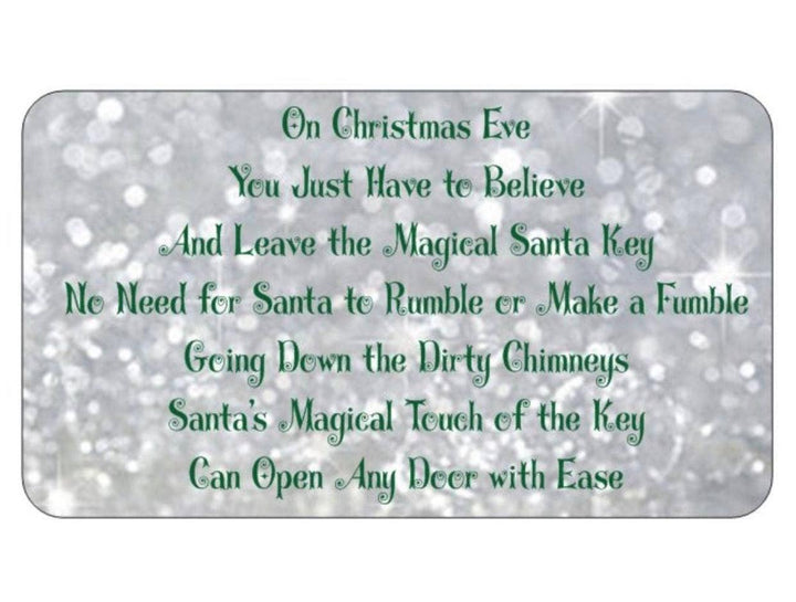 Pewter Magical Santa Key - The Orange Iris