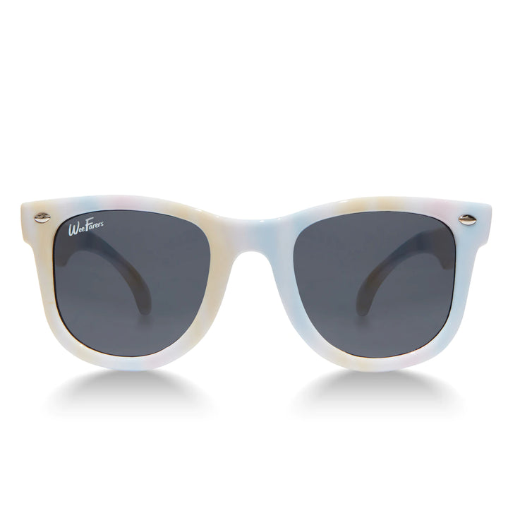 WeeFarers® Polarized Sunglasses- tie dye multicolor - The Orange Iris