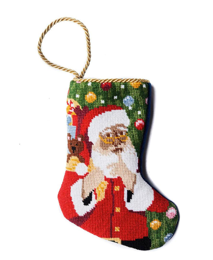 Bauble stocking- Jolly Old Saint Nick - The Orange Iris