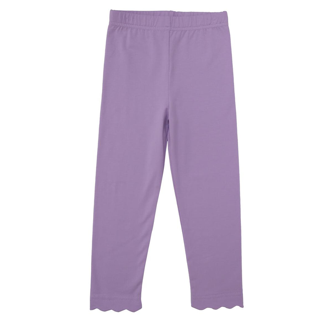 Scallop Leggings Set - Lavender