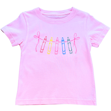 Pink Crayons Tee