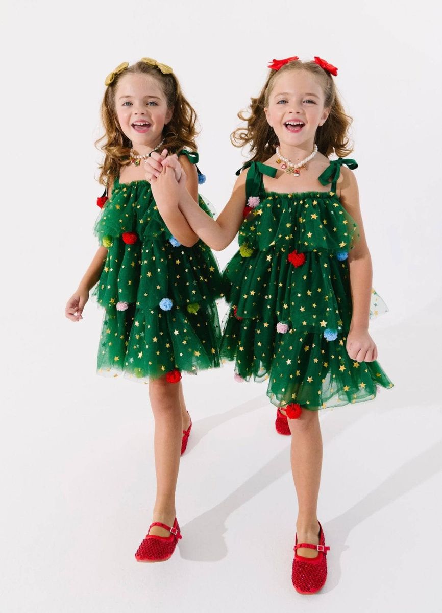 Christmas Starry Tulle Dress