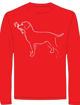 Red Candy Cane Tee