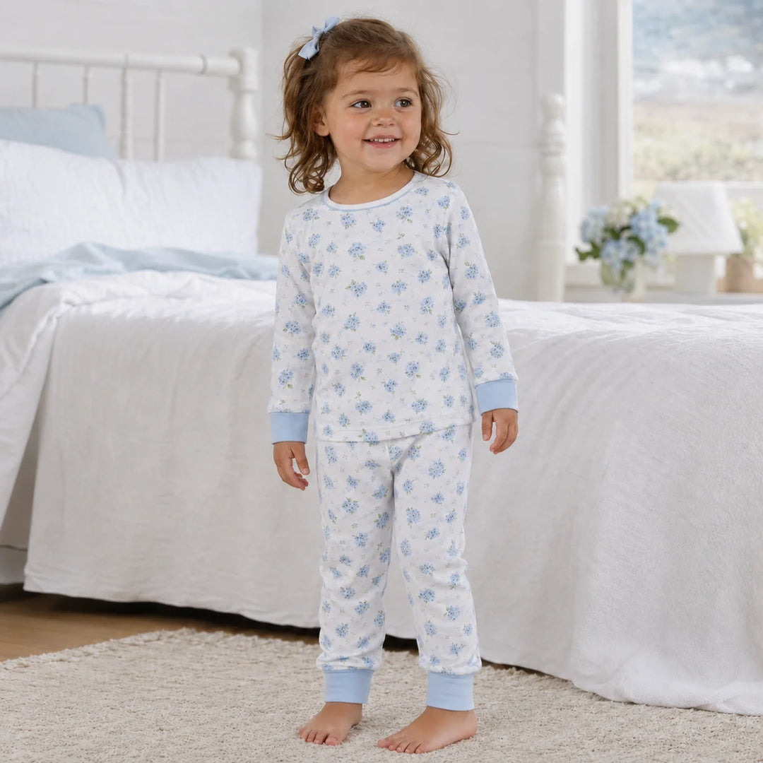 Dreamy Hydrangea Long Pajamas